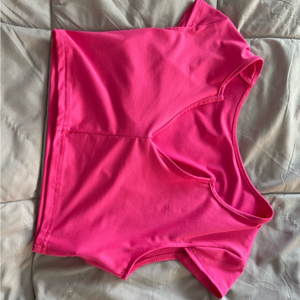 Vibrant Pink Crop Top
